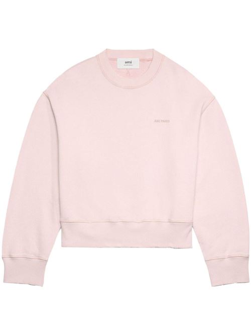 Cotton sweatshirt AMI PARIS | USW016JE0052679